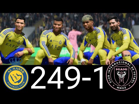 FIFA 26 - RONALDO MESSI MBAPPE YAMAL | ALL STARS | AL NASSR VS INTER MIAMI | UCL LIVE 