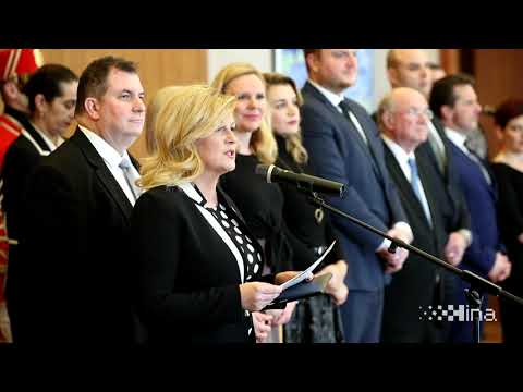 Predsjednica Grabar-Kitarović održala prijem za šefove diplomatskih misija akreditiranih u Hrvatskoj