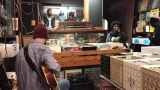 Lateef Dameer with Dré Mayes, Adam Lomeo, and Hendii live at Iris Records Jersey City