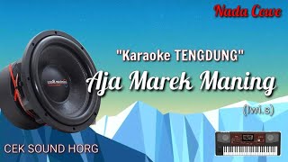 Download lagu karaoke AJA MAREK MANING - IWI.S VERSI TENGDUNG - Nada Cewe mp3