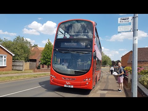 *MENTAL THRASH* Lynx' VDL/DAF DB250 Wright Pulsar Gemini, 57 (UWW 3X) - Service 34