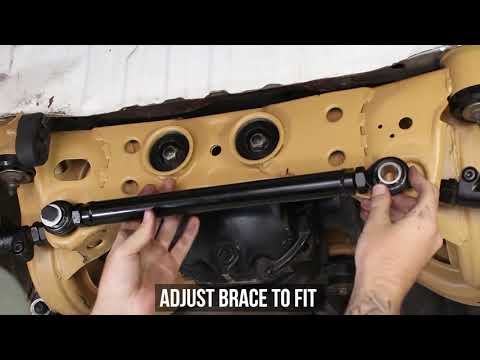 Gktech 240sx & Skyline Rear Toe Arm Brace Install