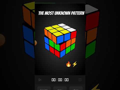 The Most Unknown Pattern 🔥 | #shorts #trending #viral #cube