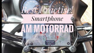Unglaublich! So geil kann eine Smartphone-Halterung am Motorrad sein ...