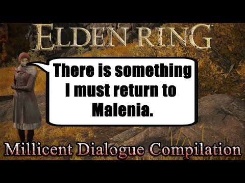 Elden Ring - Millicent Dialogue Compilation