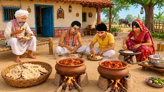 Bihar Famous Chicken Champaran Roti Bihar Spicy Chicken Curry Street Food Hindi Kahaniya Moral Story