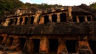 Undavalli Caves in Vijayawada - carved out from a sandstone hill