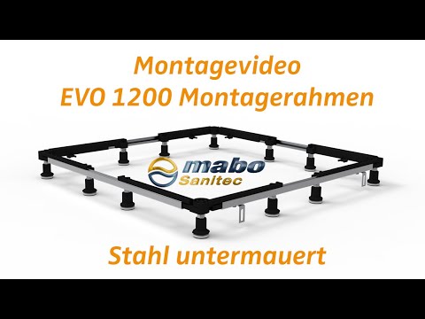 Mabo Montagerahmen EVO 1200 - Stahl untermauert