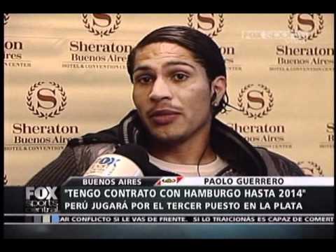 Paolo Guerrero a Fox Sports: Lugano me rompió la boca y no lo expulsaron