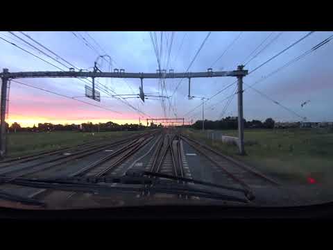 A train driver's view: Alkmaar - Arnhem CS, VIRM, 03-Aug-2020.