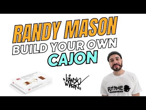 Randy Mason Unboxing Meinl Build Your Own Cajon Kit