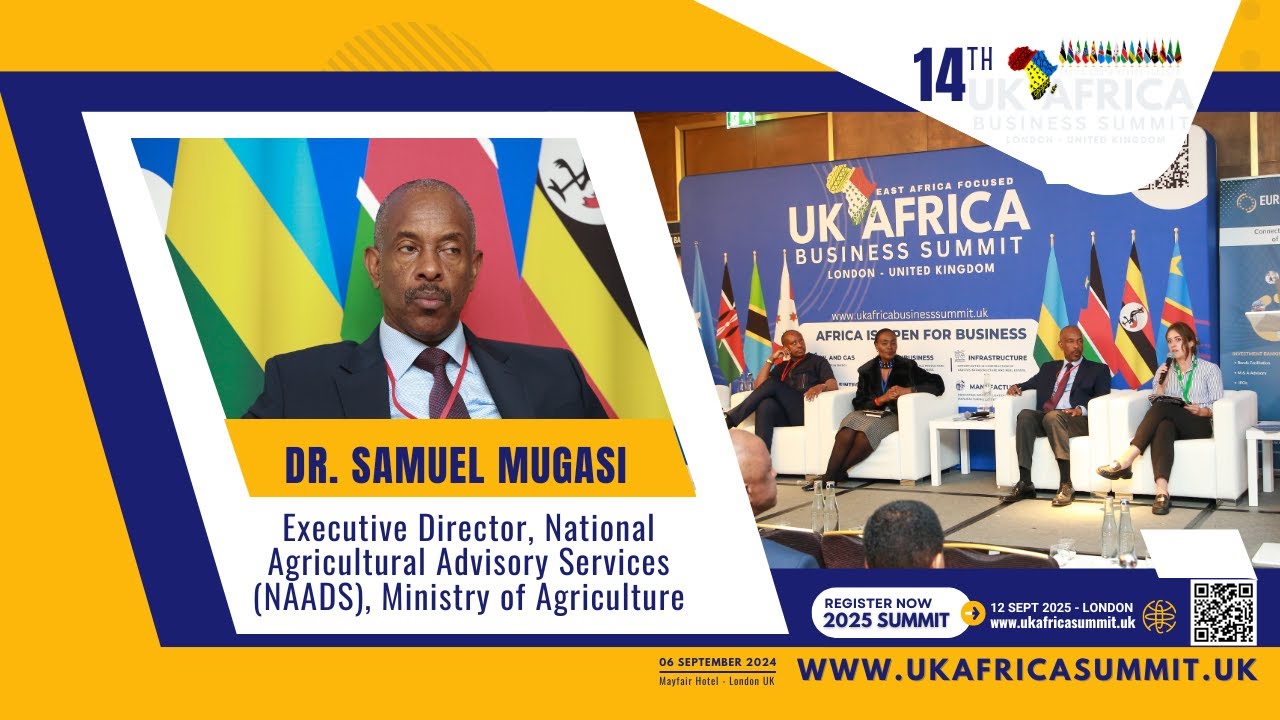 Dr. Mugasi Calls for Investment in Uganda’s Agriculture at UK-Africa Summit 2024 🌍💼