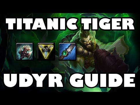 Titanic Tiger | Tanky Lategame Udyr Jungle Guide [7.16]