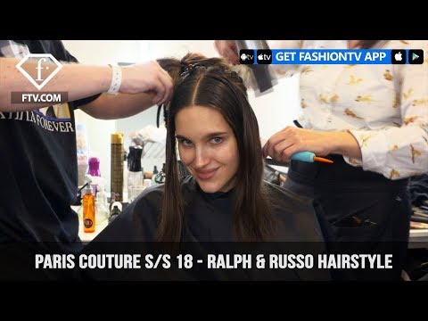 Paris Couture S/S 18 - Ralph & Russo Hairstyle | FashionTV | FTV