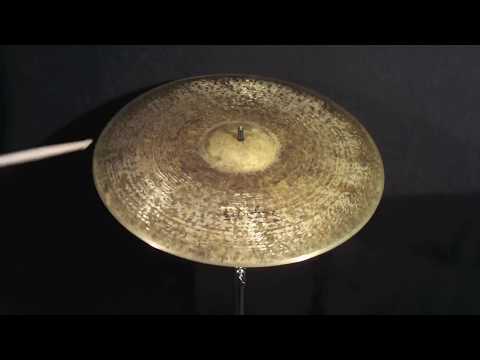 New ride cymbal vlog #34 - 22" Hand Modified Cymbals jazz ride 2224g