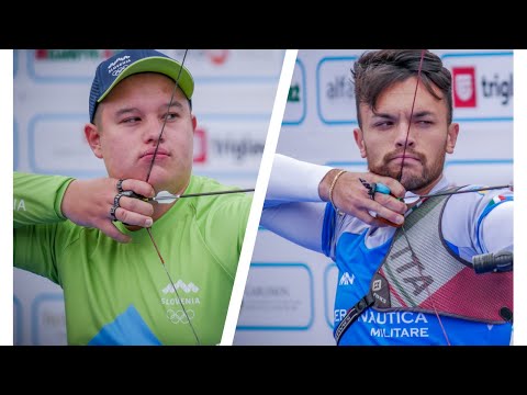 Miha Rozic v David Pasqualucci – recurve men gold | Slovenia 2022 Veronica's Cup recurve men gold