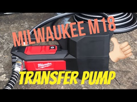 M18 TRANSFER PUMP 2771-20 UNBOX & TEST on dirty coolant plus disassembled & clean Made By Milwaukee