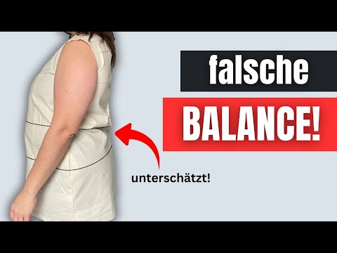 Der wichtigste Faktor für die Oberteil-Passform (Balance)