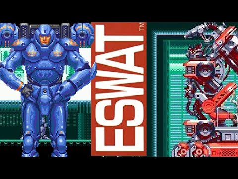 ESWAT: City under Siege (Sega Genesis) Game Playthrough Retro game