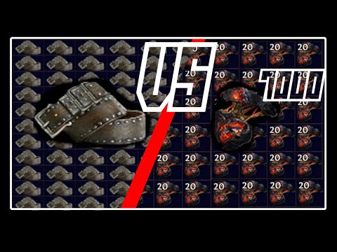 [POE 3.16] 1000 Mythic Orb vs Heavy belt | Mage blood gamble