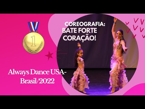ALWAYS DANCE USA_BRASIL/ 2022 I 1º LUGAR-DANÇA DO VENTRE–DUO MÃE E FILHA I Espaço Daniela Guimarães