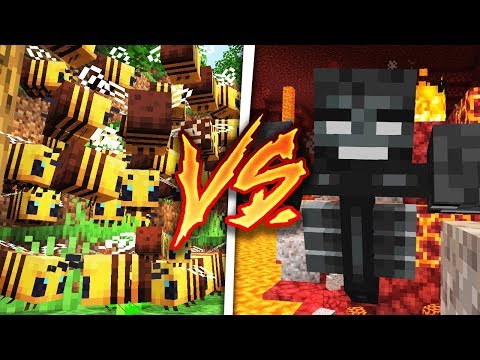 100 API vs WITHER BOSS! POSSONO BATTERLO? - Minecraft ITA 1.15