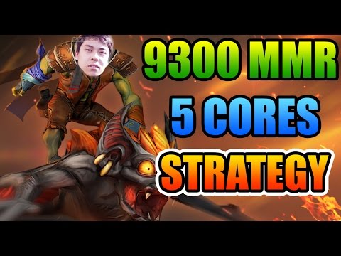 9K TOXIC 5 CORES STRATEGY - Ana [Batrider] Dota 2 7.05