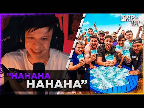 ARUAN REAGE A ESCONDE ESCONDE PREMIADO COM MUITO DINHEIRO 😮 (RENATO GARCIA) - Cortes do Aruan