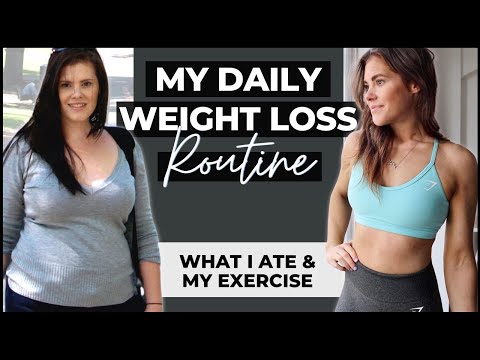 My 30kg Routine To Lose Weight - What I Ate In A Day, Workout Routine & Staying Motivated