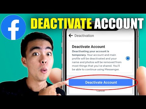 Paano Mag DEACTIVATE ng Facebook Account (2025)