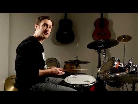 Lær at spille Funk- rytmen på trommer