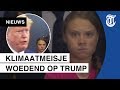 Greta Thunberg verrast door komst Donald Trump
