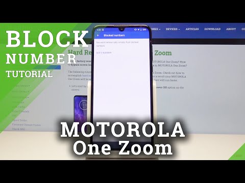 How to Block Number in Motorola One Zoom – Create Block List