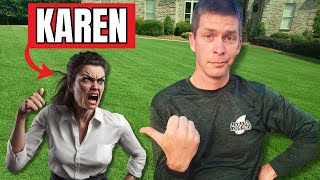 SHOCKING DETAILS: Karen Tells Me to Get OFF Her Lawn!