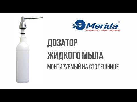Миниатюра изображения товара Дозатор встраиваемый в мойку Merida DWP101 (металл полированный)