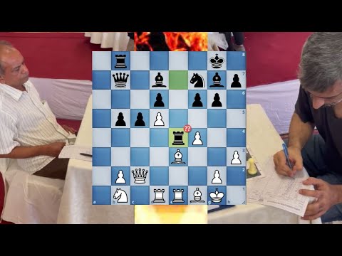FM Played 27  Rxe4 Wait What!! | FM Omer Khan Vs Mafaaz Khalid | Sindh Chess Championship 2023