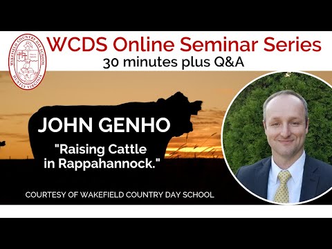 John Genho: "Raising Cattle in Rappahannock."