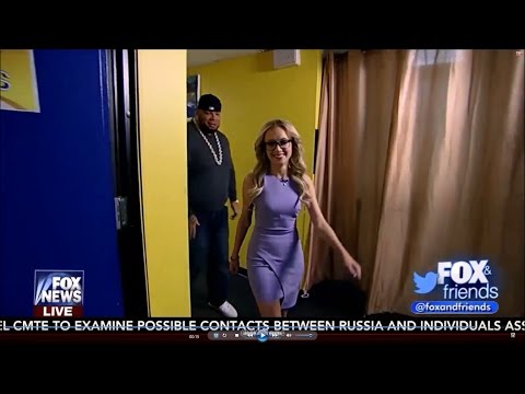 01-14-17 Kat Timpf on Fox & Friends - Entering the Studio
