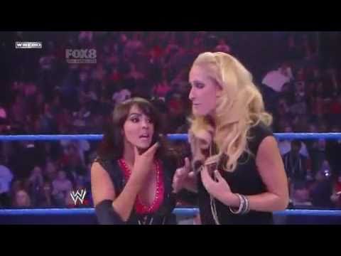 SmackDown 10/12/10 Layla w/Michelle McCool vs Natalya w/Beth Phoenix