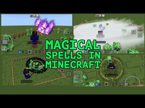 McMystic - Using Magic Spells and Gliphs in Minecraft Pocket edition.