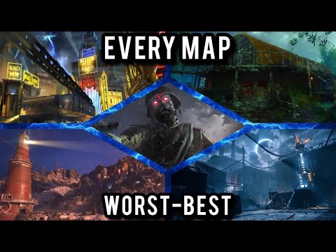 RANKING EVERY COD ZOMBIES MAP WORST TO BEST IN 2024