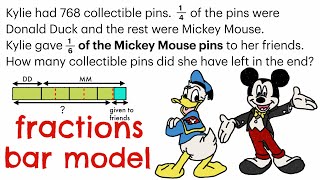 P3/4 Fractions Word Problems with Bar Model (2)