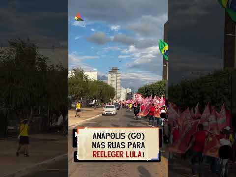 🇧🇷 ANÁPOLIS SURPREENDE COM ATO POR LULA NO SEGUNDO TURNO! #shorts #cordilheiracultural #politica