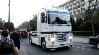 preview picture of video 'Parada ciężarówek z okazji święta św. Stanisława-Węgry, Hajuszloboszló'