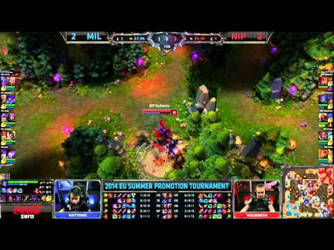 MIL vs NiP   Match 5   EU Summer Promotion Qualifier   Team Millenium vs Ninjas In Pyjamas VOD
