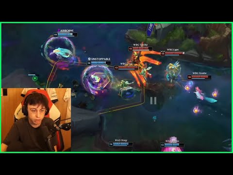 Caedrel Reacts To TheShy Completely Carrying The Teamfight