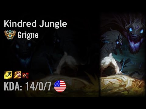 Kindred Jungle vs Gragas - Grigne - NA Challenger Patch 6.11