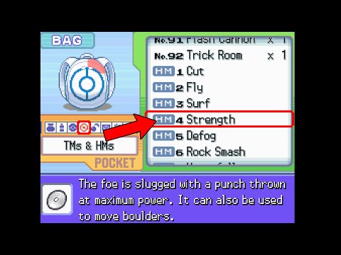 How To Get Strength HM04 in Pokemon Platinum
