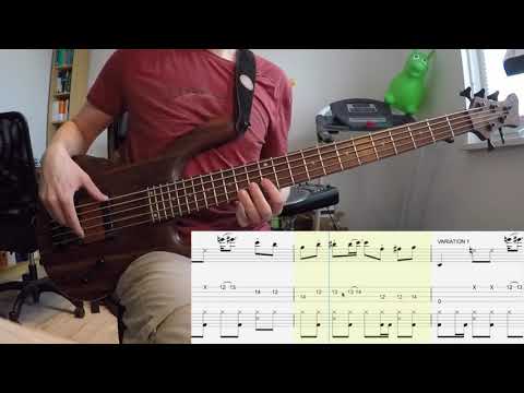 GrooveCell - Bass & Drum Grooves - blues_0001 (Video + Score) - 113 bpm - 4/4