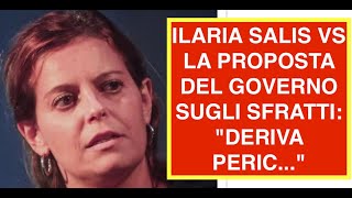 ILARIA SALIS VS LA PROPOSTA DEL GOVERNO SUGLI SFRATTI: "DERIVA PERIC..."